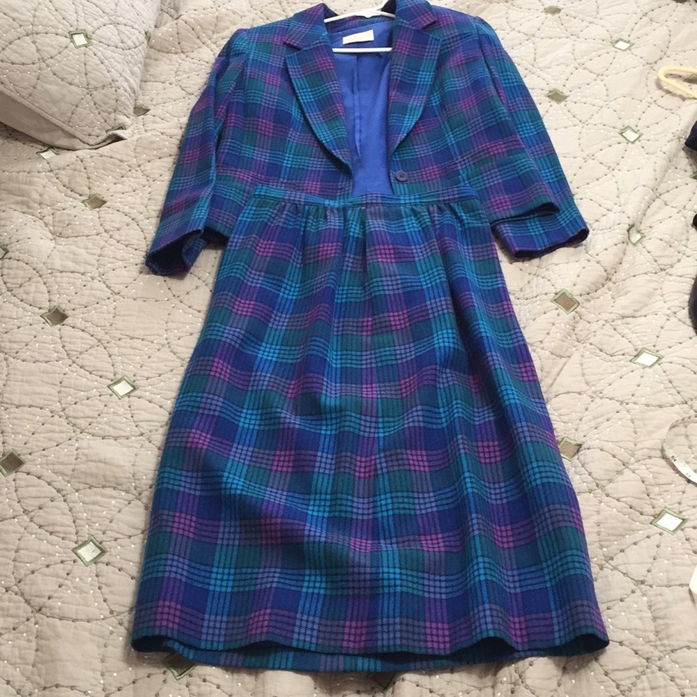10 vintage Pendleton Skirt Suit
